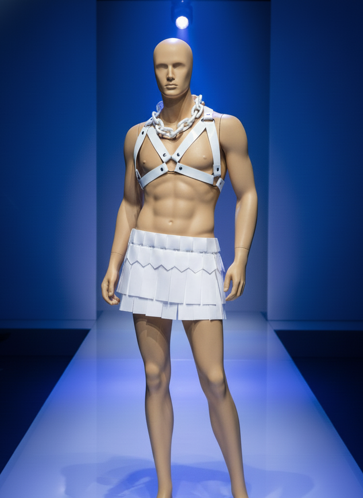 Roman Gladiator mini-skirt 3D Printed